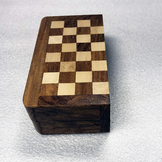 Mini scacchiera legno