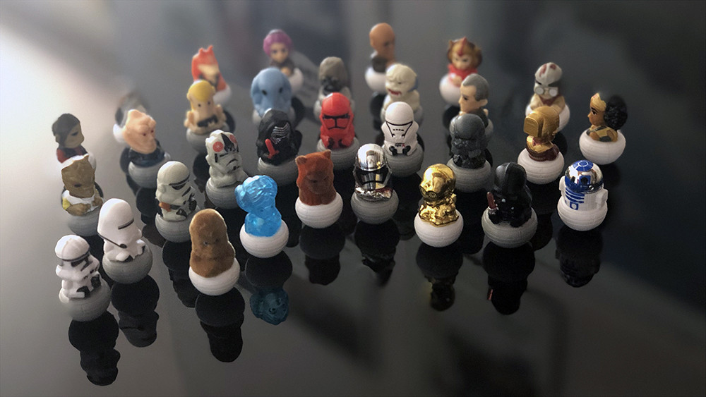 The Rollinz of Star Wars 3.0, Esselunga 2020 the final collection with 32 characters and the Death Star collector.